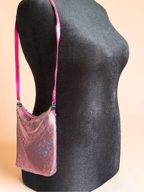 Whiting and Davis Pink Sequin Crossbody Bag - Women